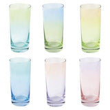 Easy Life Rainbow 6pcs Glasses 430ml – Multi Colors