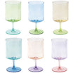 Easy Life Rainbow 6pcs Glasses 360ml – Multi Colors