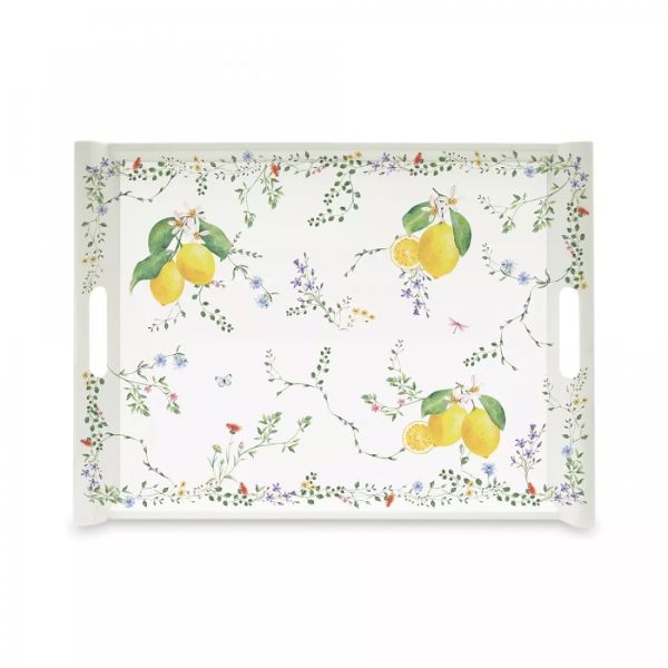 صينية 52×37 سم Easy Life Fleurs et Citrons - ألوان متعددة صينية 52×37 سم Easy Life Fleurs et Citrons - ألوان متعددة