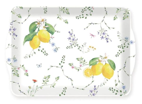 Easy Life Fleurs et Citrons 33×22cm Tray - Multi Colors