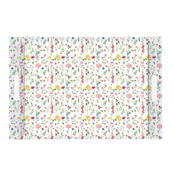 Easy Life Meadow Flowers Tray 49×34cm – Multi Colors