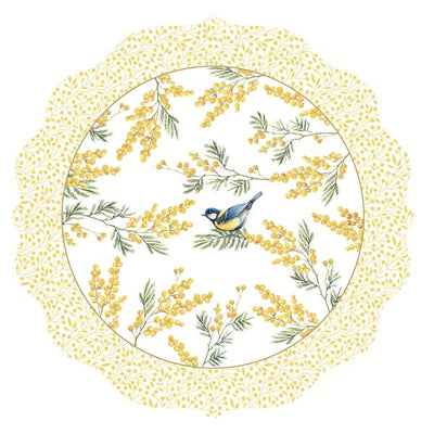 طقم مفارش صحون قطعتين 34.5 سم من Easy Life Mimosa