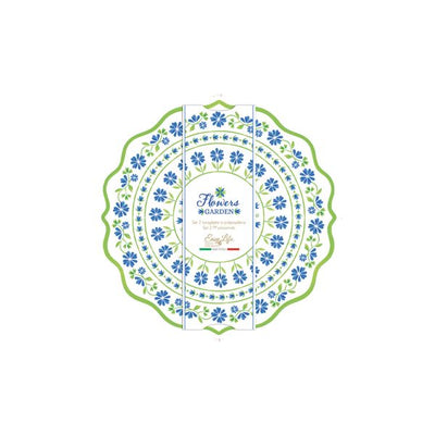 طقم مفارش صحون قطعتين 34.5 سم من Easy Life Flowers Garden