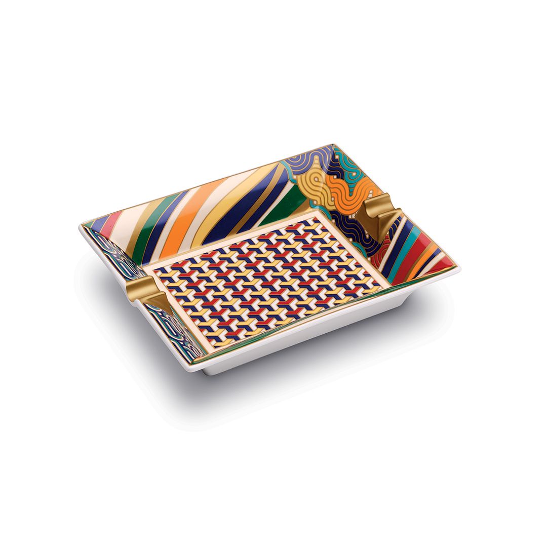 Easy Life Chintz Ashtray – Multi Colors