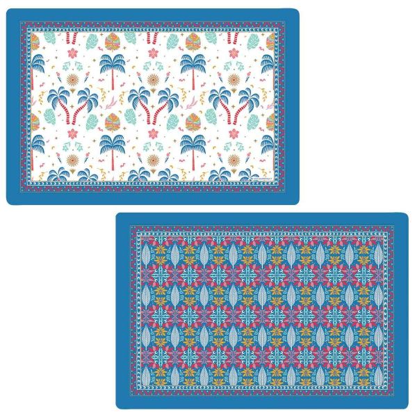 مفرش صحون وجهين 45×30 سم من Easy Life Tropical Groovy