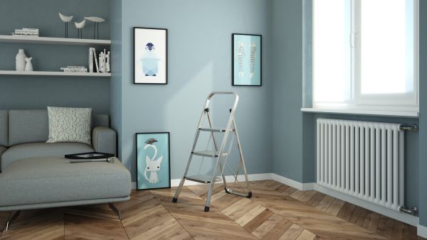 Colombo Stabil 3-Step Ladder - Silver | Safe & Durable Colombo Stabil 3-Step Ladder - Silver | Safe & Durable