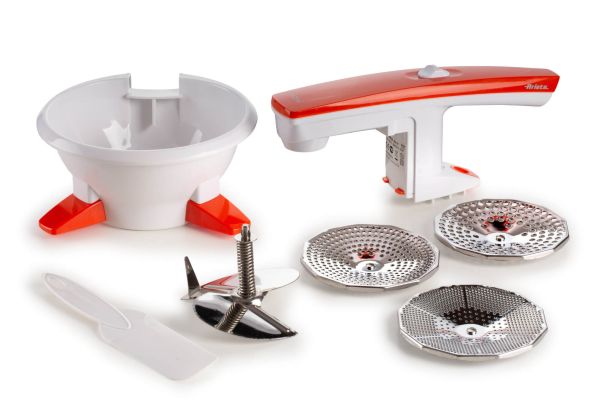 Ariete Passi Vegetable Mill - White & Orange Ariete Passi Vegetable Mill - White & Orange