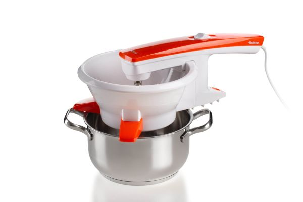 Ariete Passi Vegetable Mill - White & Orange Ariete Passi Vegetable Mill - White & Orange