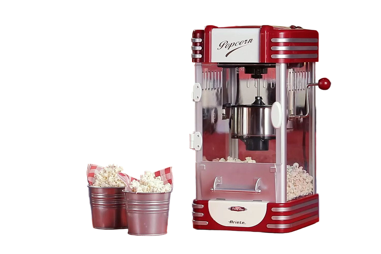 Ariete Party Time Popcorn Maker – Red – Quick & Delicious