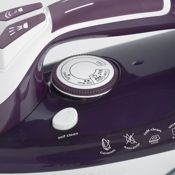 Ariete 6243 Steam Iron – 2200W, Easy Glide, Purple