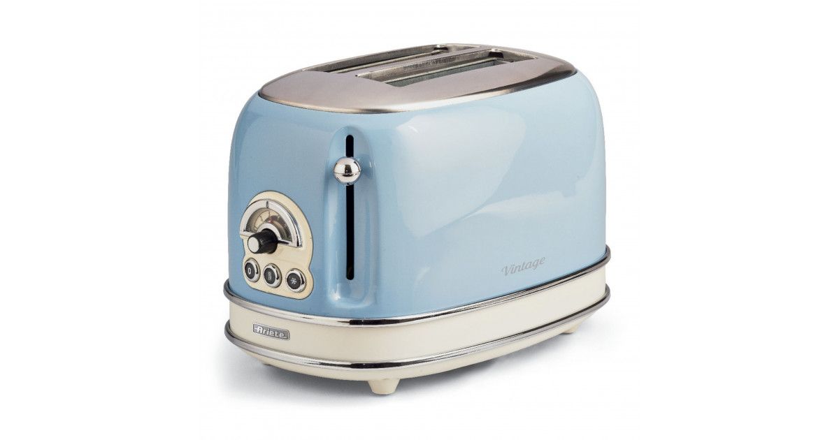 Ariete Vintage 155 Toaster – 2 Slots, Classic Design