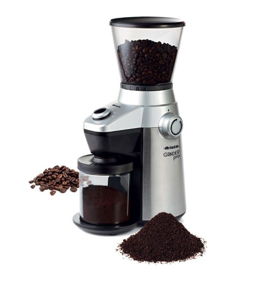 Ariete Grinder Pro Coffee Mill – Silver, Perfect Grind Ariete Grinder Pro Coffee Mill – Silver, Perfect Grind