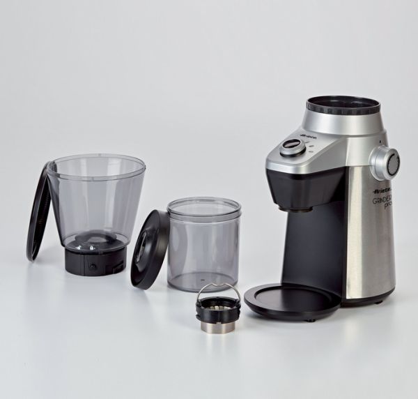 Ariete Grinder Pro Coffee Mill – Silver, Perfect Grind Ariete Grinder Pro Coffee Mill – Silver, Perfect Grind