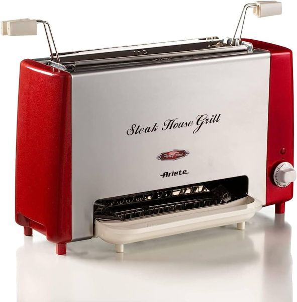 Ariete Party Time 730 Electric Grill – Red – Quick & Delicious Ariete Party Time 730 Electric Grill – Red – Quick & Delicious