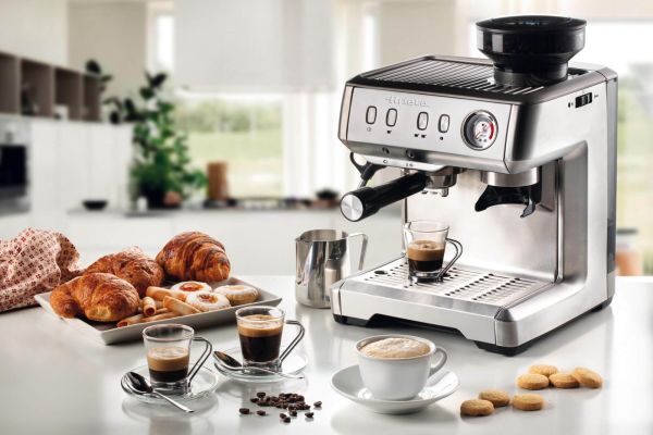 Ariete Espresso Machine with Coffee Grinder – Silver Ariete Espresso Machine with Coffee Grinder – Silver