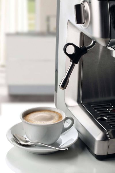 Ariete Espresso Machine with Coffee Grinder – Silver