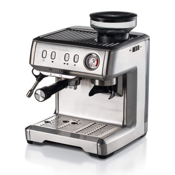 Ariete Espresso Machine with Coffee Grinder – Silver Ariete Espresso Machine with Coffee Grinder – Silver