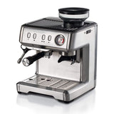 Ariete Espresso Machine with Coffee Grinder – Silver