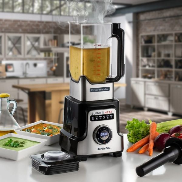 Ariete Blendy Pro 2L Blender with Heating - Silver Ariete Blendy Pro 2L Blender with Heating - Silver