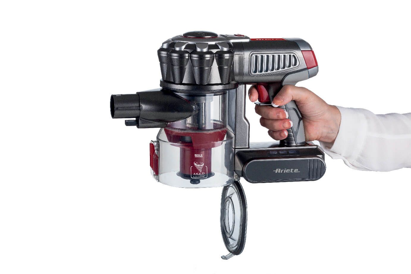 Ariete 2757 Cordless Vacuum – Red, Lightweight & Powerful Ariete 2757 Cordless Vacuum – Red, Lightweight & Powerful