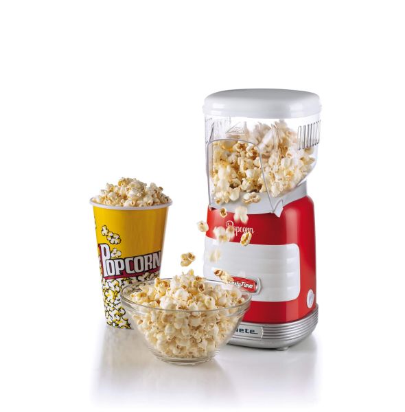 Ariete Party Time Popcorn Maker – Red, Retro & Quick Ariete Party Time Popcorn Maker – Red, Retro & Quick