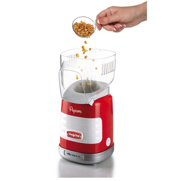 Ariete Party Time Popcorn Maker – Red, Retro & Quick Ariete Party Time Popcorn Maker – Red, Retro & Quick