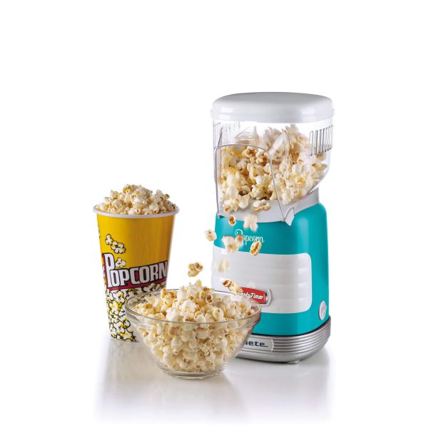 Ariete Party Time Popcorn Maker – Blue, Fast & Fun Ariete Party Time Popcorn Maker – Blue, Fast & Fun