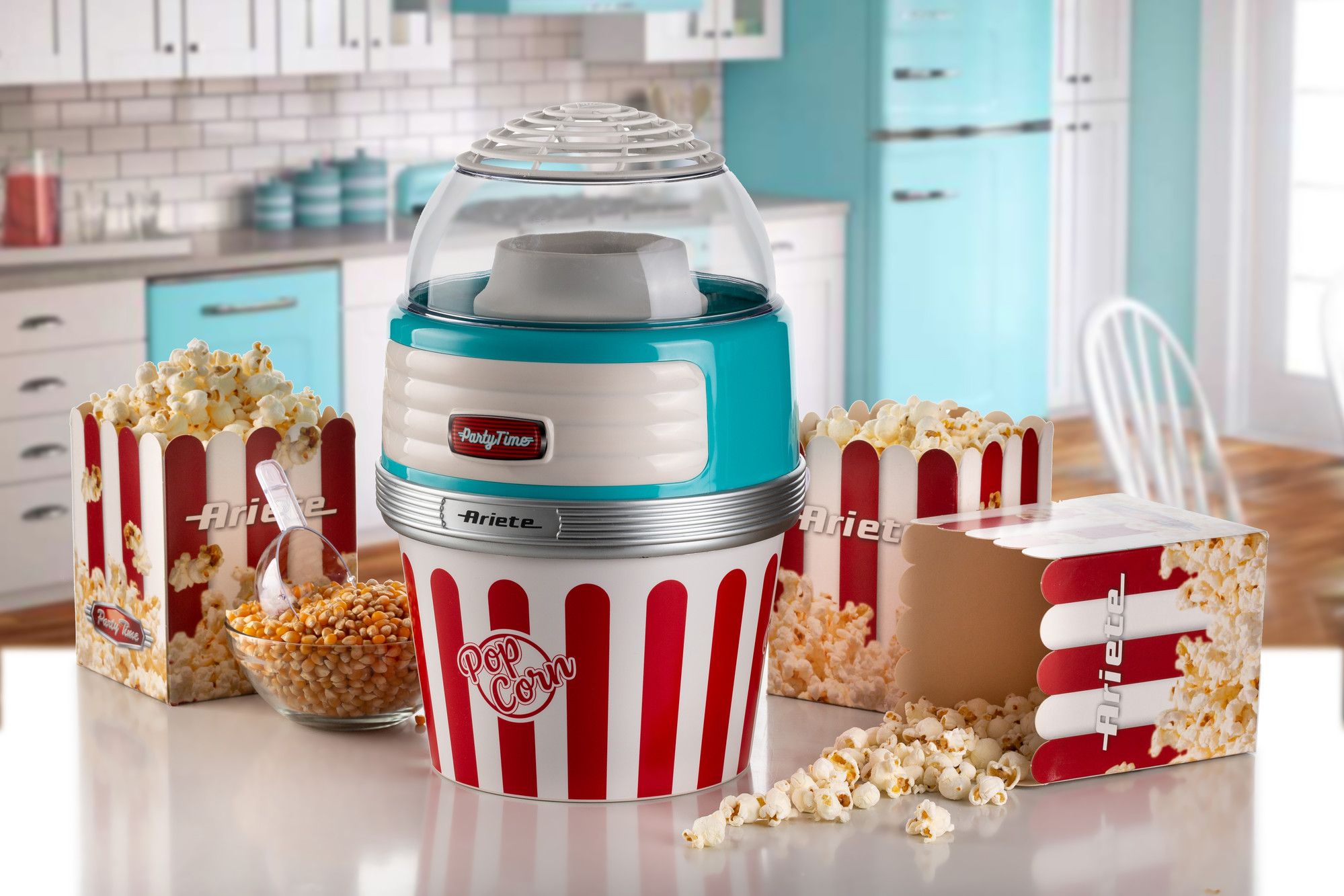 Ariete Party Time Popcorn Maker – Blue – Quick & Delicious