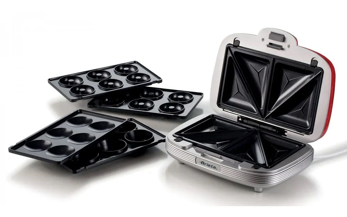 Ariete Party Time Sandwich/Muffin/Donut Maker – Quick & Easy