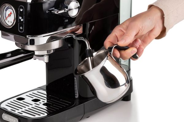 Ariete Moderna 1381 Espresso Machine – Black – Stylish Coffee Ariete Moderna 1381 Espresso Machine – Black – Stylish Coffee