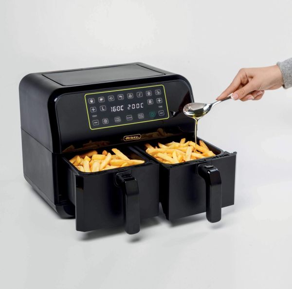 Ariete 8L Double Electric Fryer - Black Ariete 8L Double Electric Fryer - Black