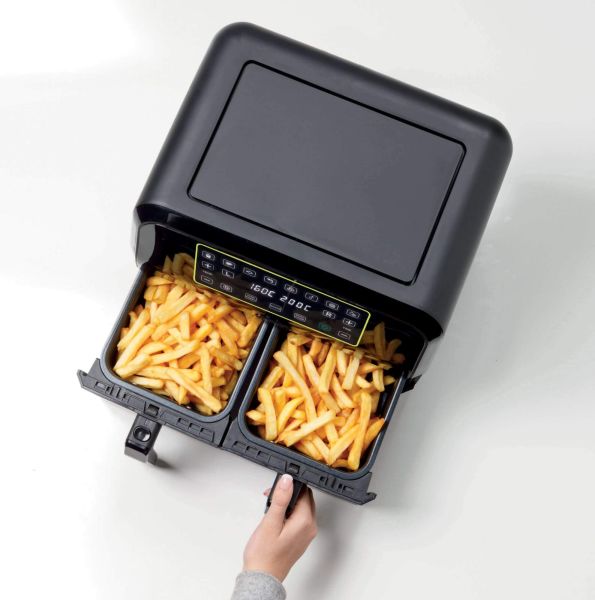 Ariete 8L Double Electric Fryer - Black Ariete 8L Double Electric Fryer - Black