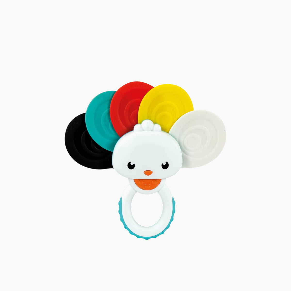 Clementoni Rainbow Peacock Rattle
