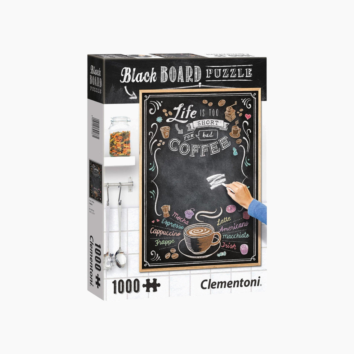 Clementoni Blackboard – CO95030069 Jigsaw Puzzle – 1000 Pieces