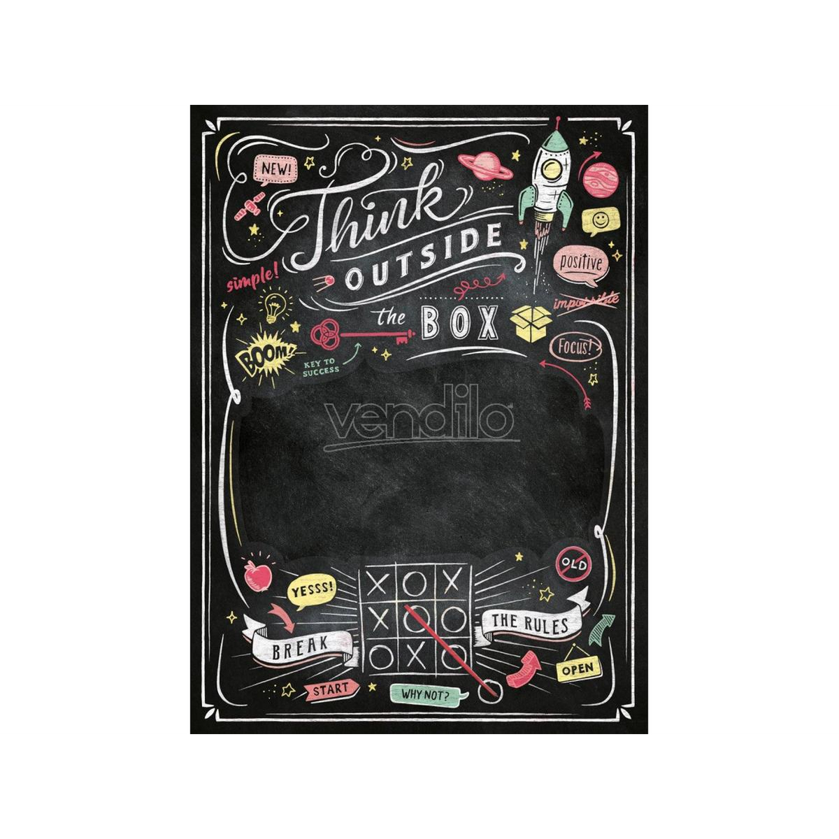 Clementoni Blackboard – TH95030069 Jigsaw Puzzle – 1000 Pieces