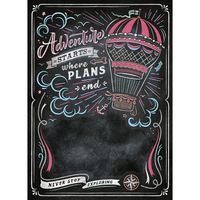 Clementoni Blackboard – Travel Jigsaw Puzzle – 1000 Pieces