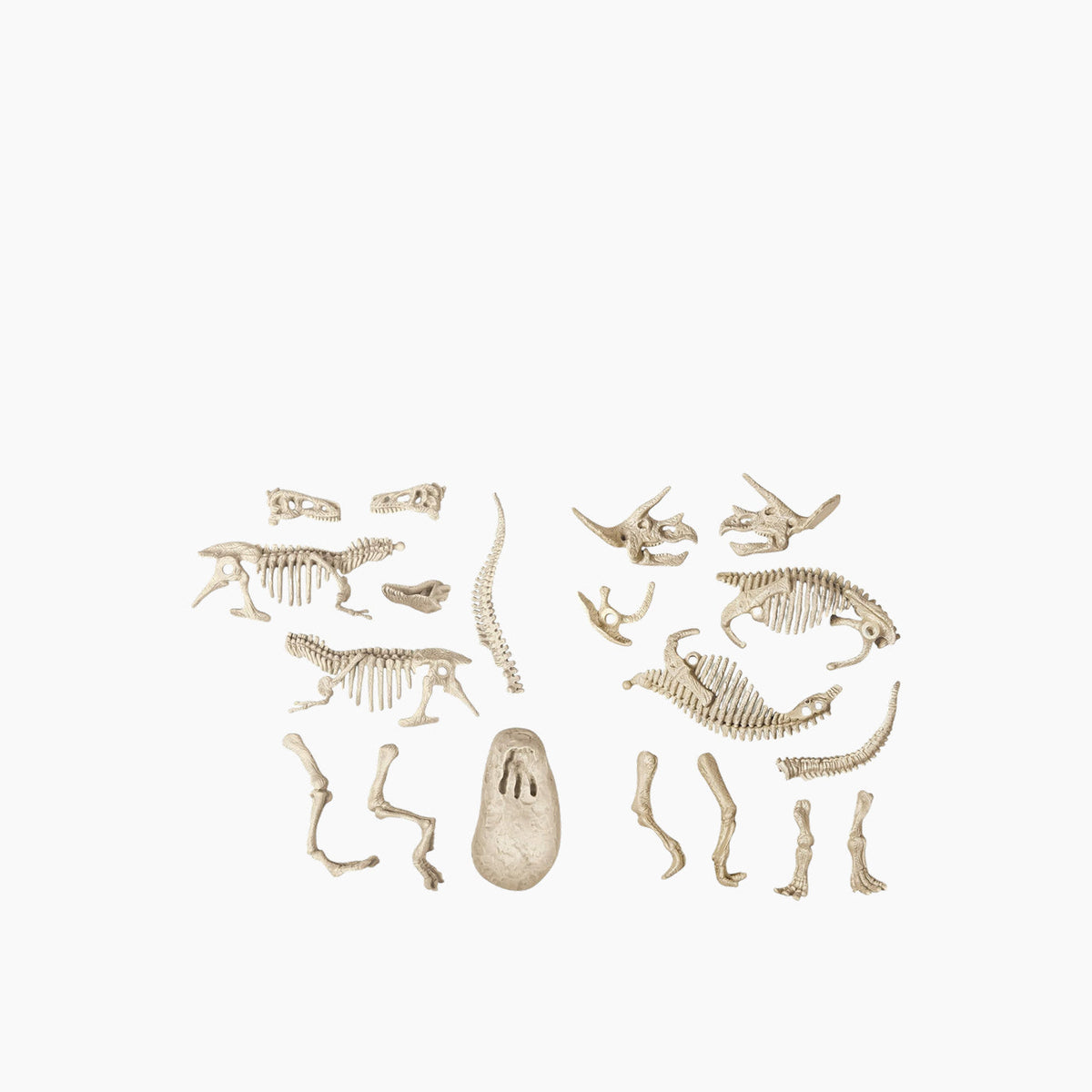 Clementoni Archeo T-Rex & Triceratops Fluo