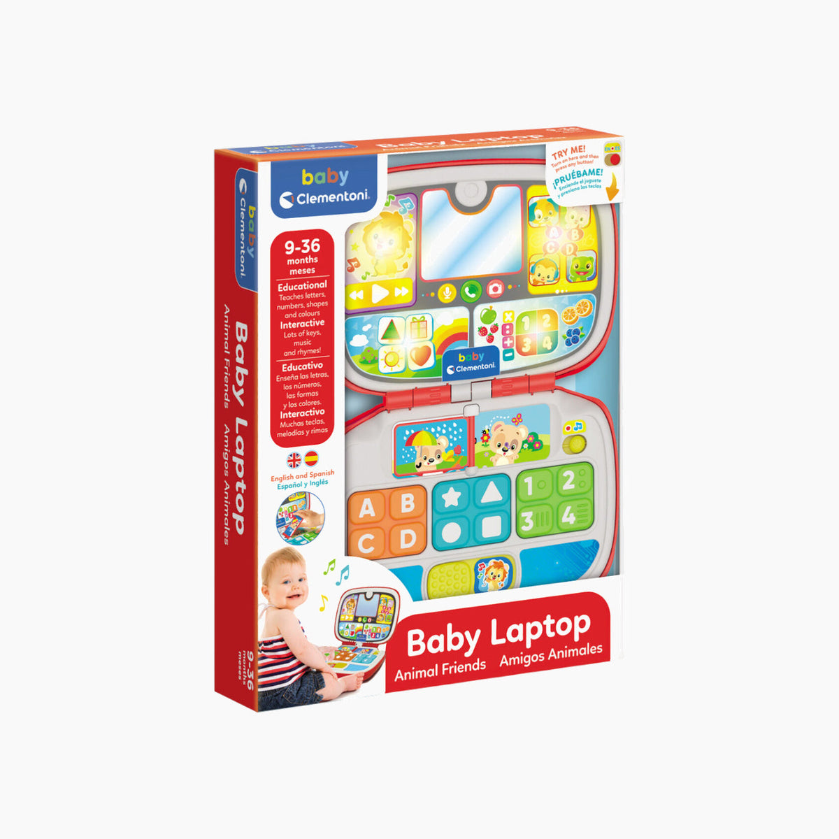 Clementoni Little Friends Laptop (uk-Es)