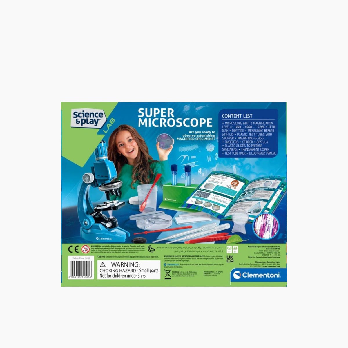 Clementoni Microscope 1200 Wind Box