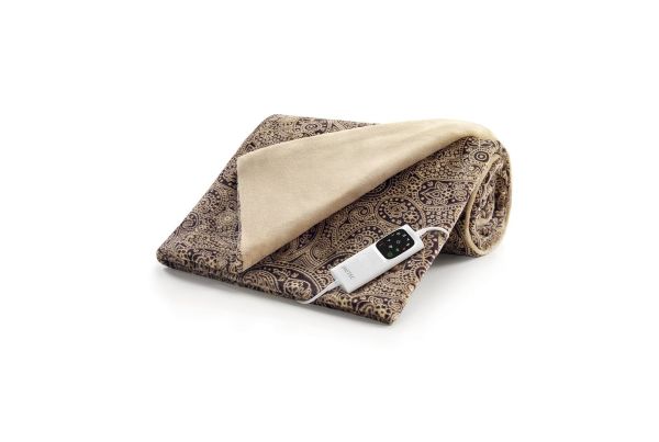 Imetec Adapto Electric Sofa Blanket 140×180 cm - Brown/Beige