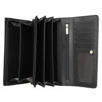 Roncato Firenze Women's Leather Wallet - Black