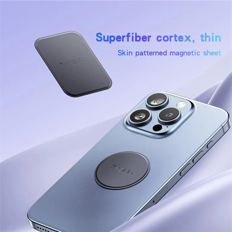 Yesido C207 Leather Texture Alloy Wireless Charging Adapter Yesido C207 Leather Texture Alloy Wireless Charging Adapter