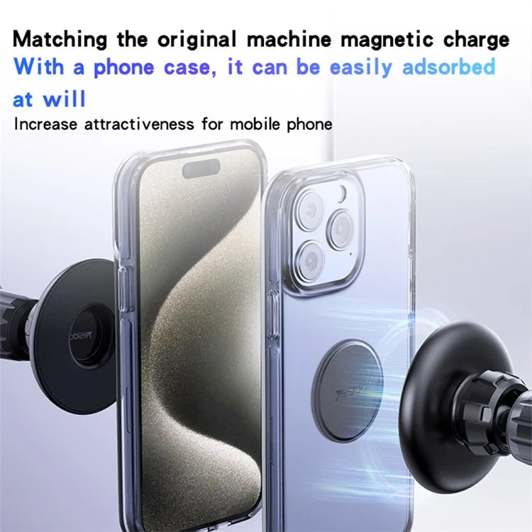 Yesido C207 Leather Texture Alloy Wireless Charging Adapter Yesido C207 Leather Texture Alloy Wireless Charging Adapter
