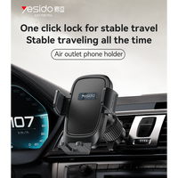 YESIDO Car Phone Holder - Secure and Adjustable Mount