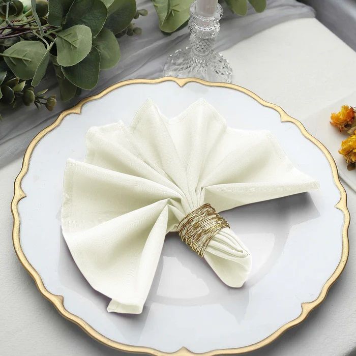 Desideri Di Casa Irlanda 2-Piece Table Napkins - Cream