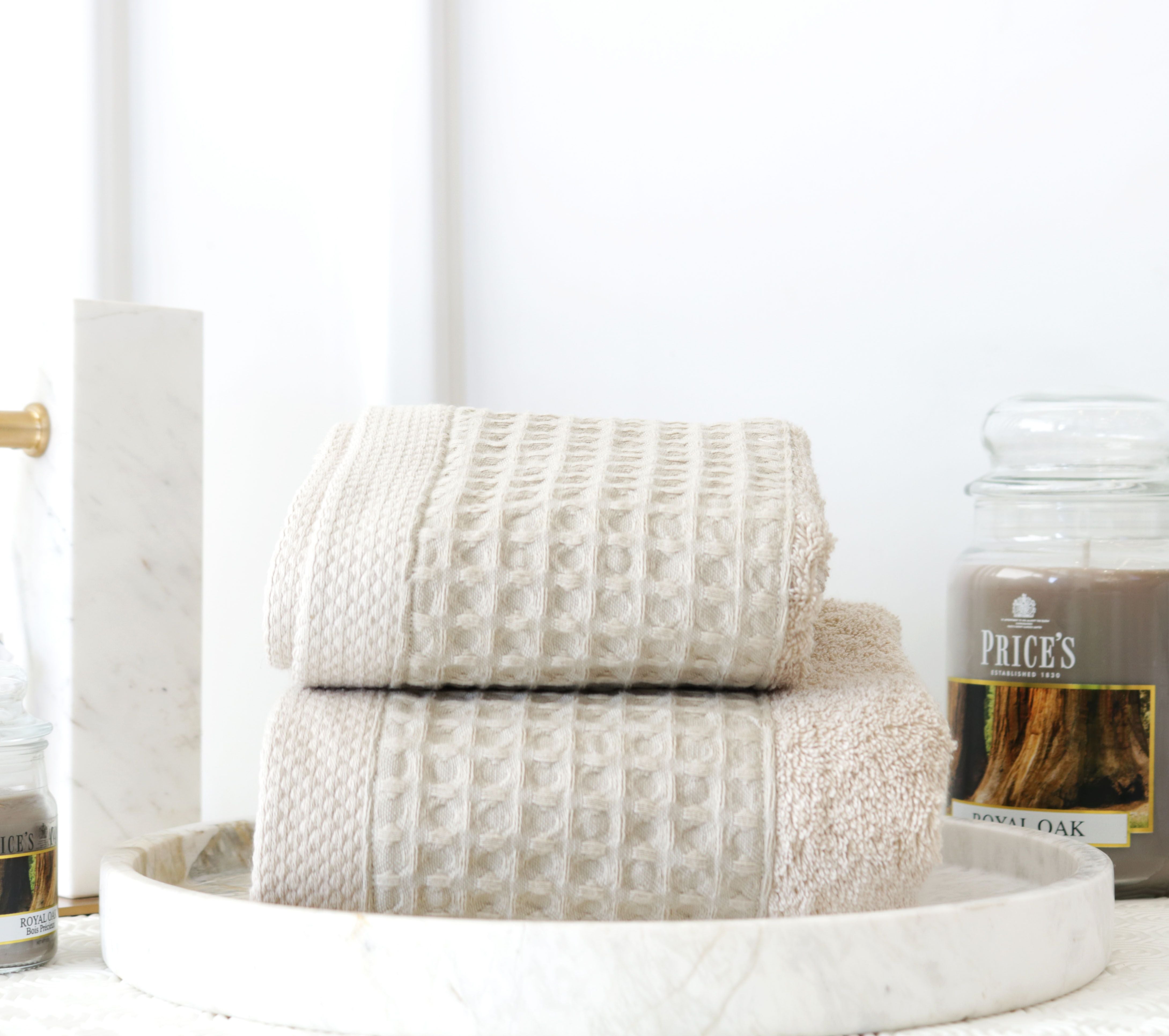 Dreams Monia 2-Piece Bath Towels Set - Beige
