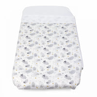 Chicco Next2Me Crib Sheets Set – Grey Sheep, 2-Piece, 100% Cotton