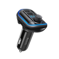 شاحن سيارة ذكي Y44 مع مشغل MP3 ومنفذي USB مزدوجين
