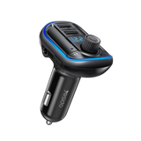 شاحن سيارة ذكي Y44 مع مشغل MP3 ومنفذي USB مزدوجين
