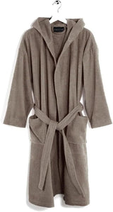 Caleffi Minorca Bathrobe S - Beige Gray Soft & Luxury